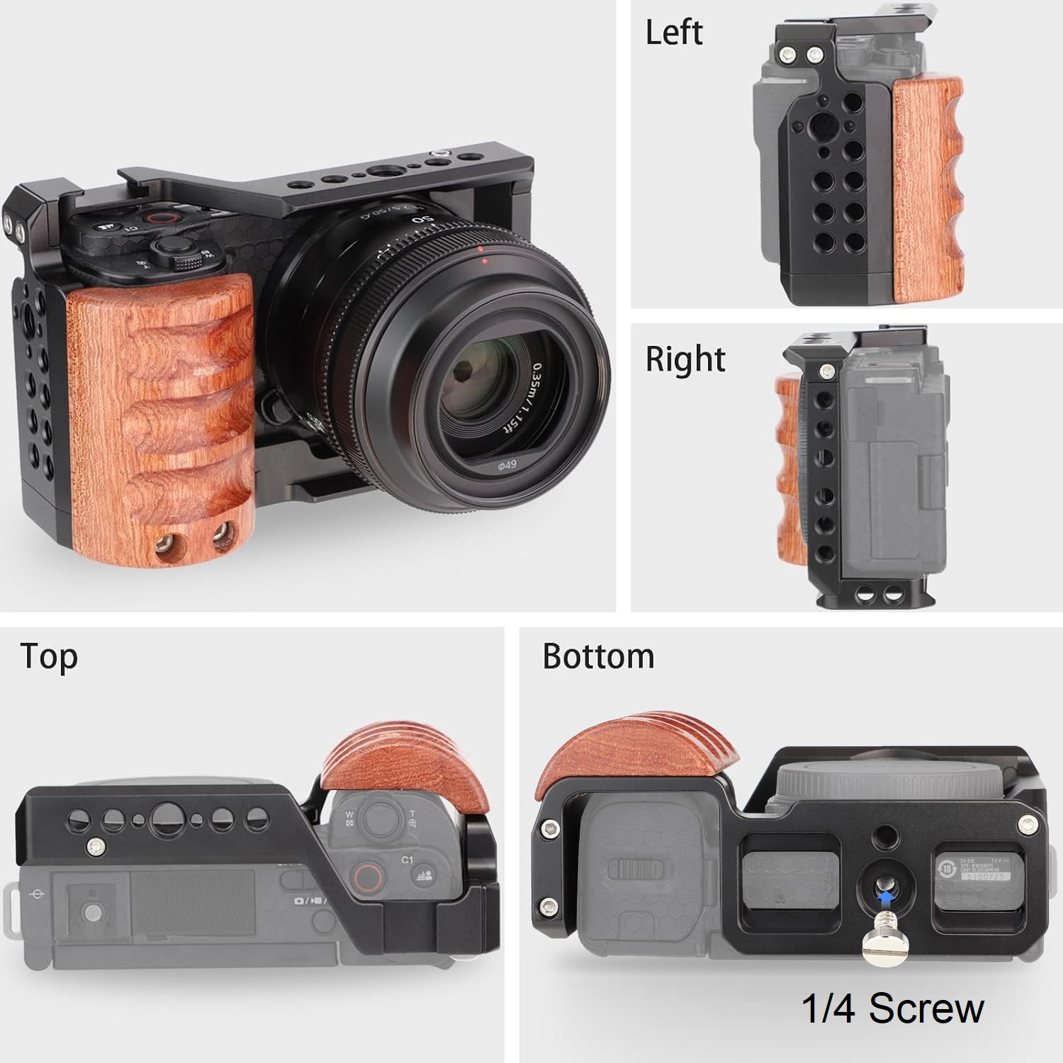 قفص كاميرا احترافي لهاتف Sony  - مراجعة Sony Camera Zv-E10 وسعره