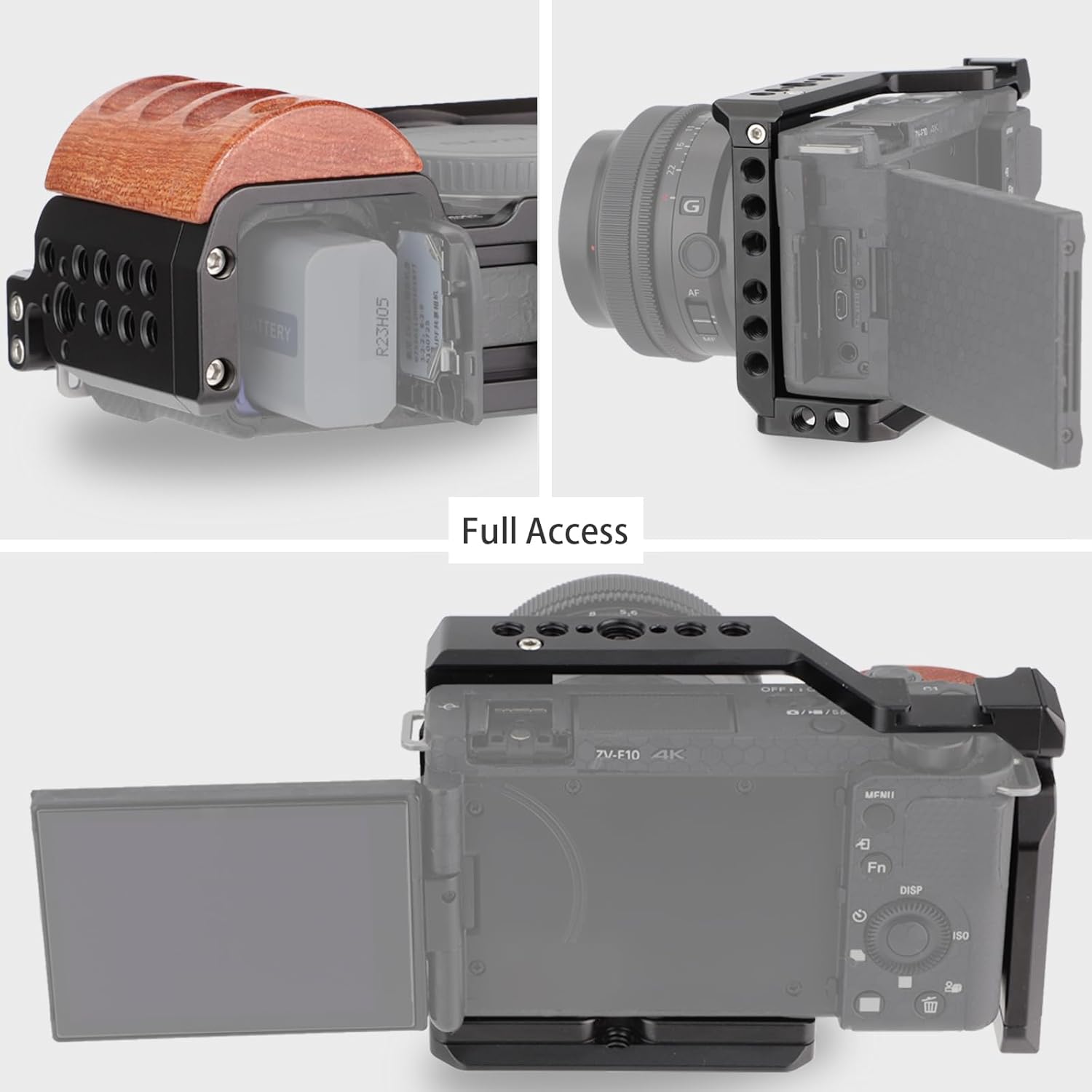 قفص كاميرا احترافي لهاتف Sony  - مراجعة Sony Camera Zv-E10 وسعره